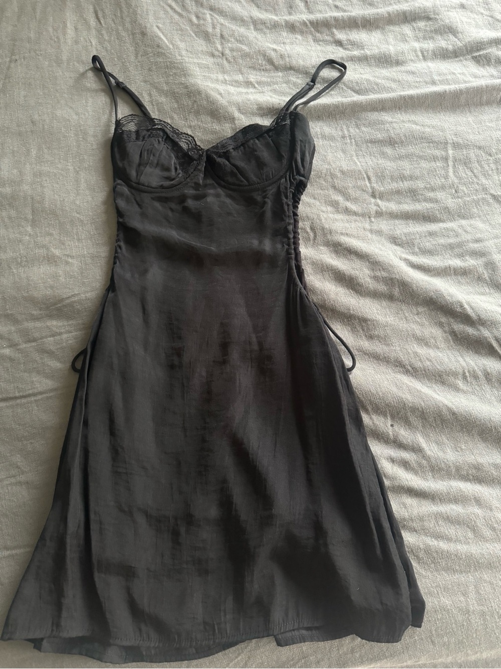 Princess Polly black mini dress